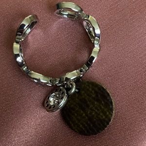 NWOT Silver Upcycled Adjustable Ring